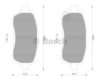 FORD DNY03328Z Brake Pad Set, disc brake